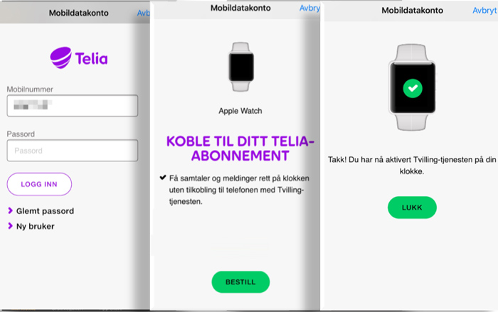 apple watch se telia
