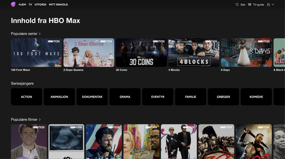HBO Max på Telia Play
