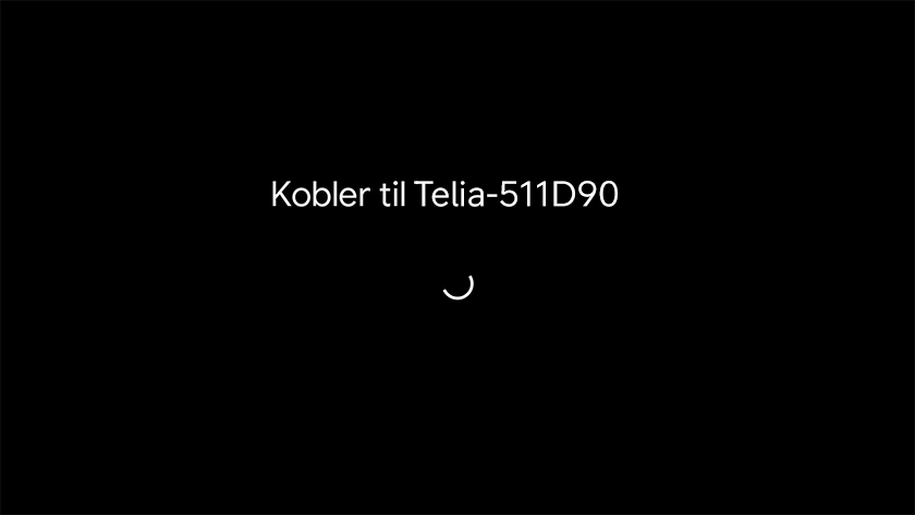 Kobler til internett